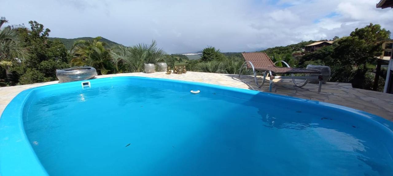 Villa Santorini Praia Do Rosa Com Piscina E Jacuzzi Extérieur photo