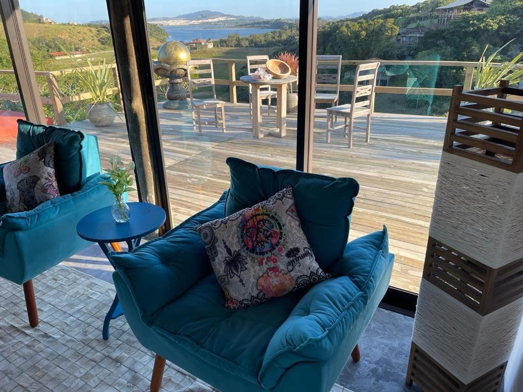 Villa Santorini Praia Do Rosa Com Piscina E Jacuzzi Extérieur photo